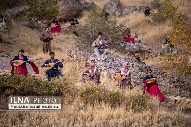 جشن مهرگان در غار کرفتو دیواندره 