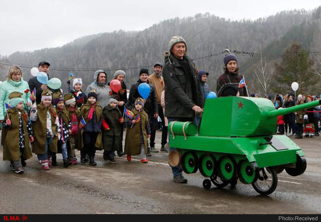 سالگرد پیروزی ارتش شوروی بر نیروهای آلمان نازی 