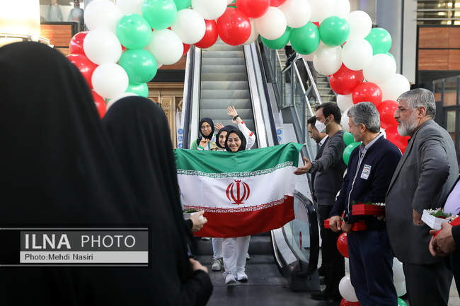 بازگشت کاروان ایران از بازی‌های پاراآسیایی جوانان (گزارش تصویری)