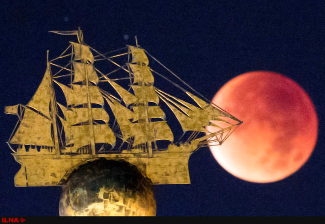 ماه گرفتگی منحصر به فرد در سرتاسر جهان