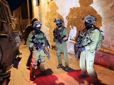 بازداشت ۱۵ فلسطینی در کرانه باختری 