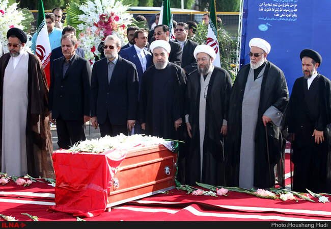 مراسم استقبال از جانباختگان فاجعه منا 