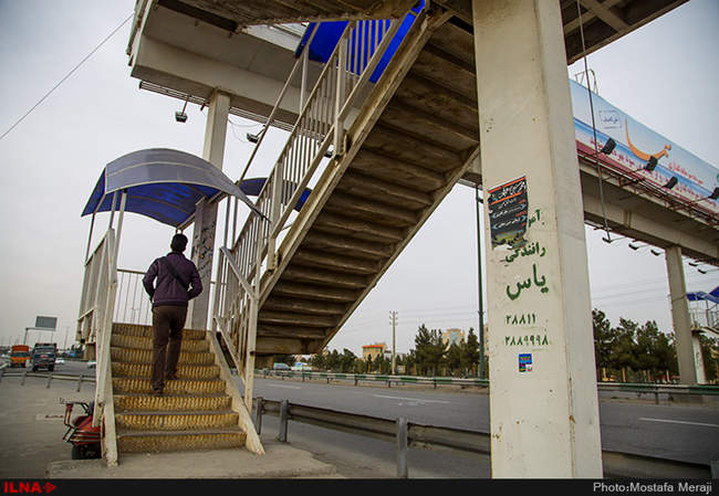 پل‌هایی بدون عابر پیاده در قم