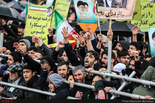 سخنرانی رئیس جمهور در مراسم راهپیمایی ۲۲ بهمن