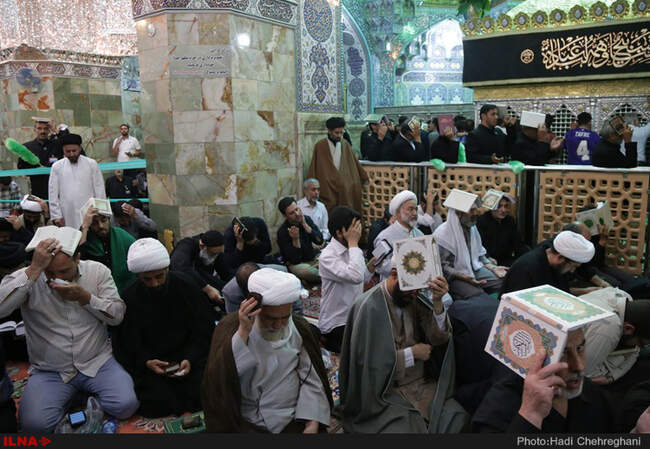 مراسم احیا شب نوزدهم ماه رمضان در آستان مقدس حضرت فاطمه معصومه سلام الله علیها/3