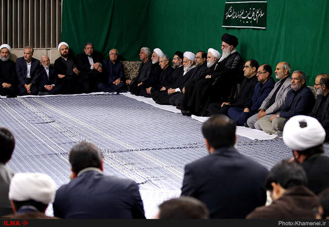 مراسم عزاداری اربعین حسینی با حضور هیئت‌های دانشجویی در حسینیه امام خمینی(ره)