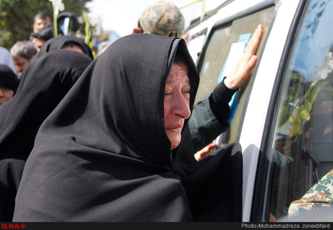 مراسم تشییع پیکر جان‌ باختگان فاجعه منا در تهران/3