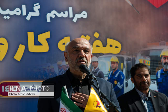دیدار وزیر تعاون، کار و رفاه اجتماعی و دبیر کل خانه کارگر با کارگران �