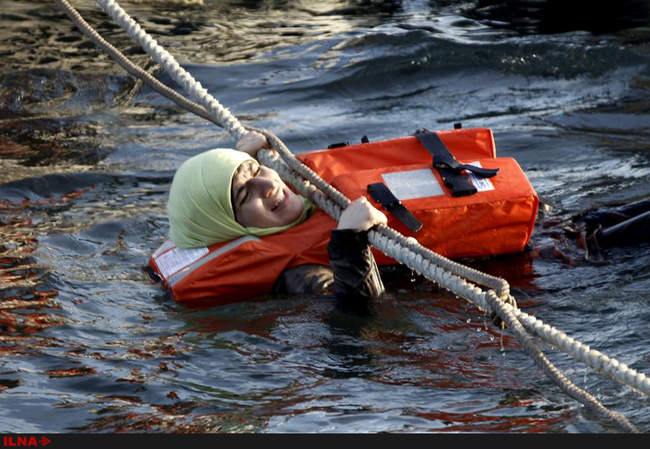 غرق شدن قایق مهاجران در دریای اژه