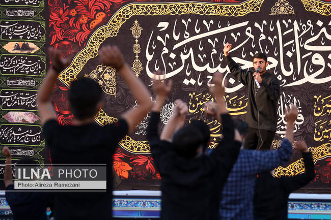 مراسم شب ششم عزاداری حضرت ابا عبدالله الحسین (ع) در میدان آیینی امام ح