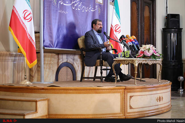 نشست خبری محسن رضایی"دبیر مجمع تشخیص مصلحت نظام"
