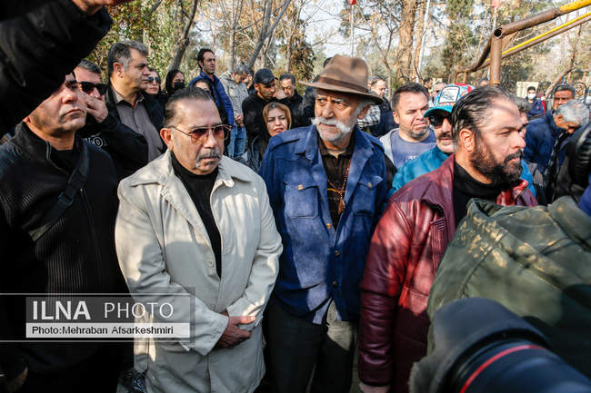 مراسم تشییع پیکر «سعید پیردوست»