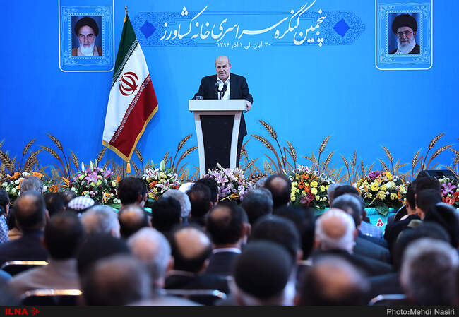 پنجمین کنگره سراسری خانه کشاورز با حضور رئیس جمهور