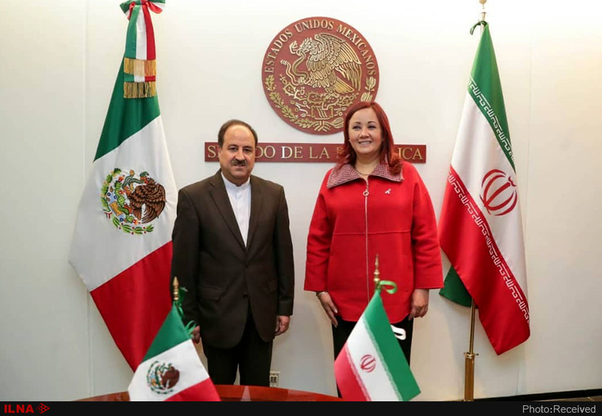 سفیر ایران با رئیس کمیسیون آسیا و اقیانوسیه سنای مکزیک دیدار کرد