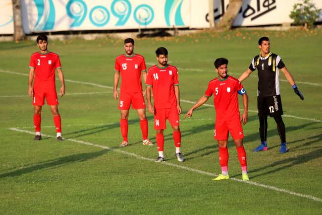 گزارش تصویری بازی دوستانه تیم ملی امید و نفت مسجد سلیمان