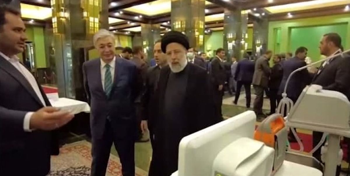 رئیس‌جمهور قزاقستان از دستاوردهای دانش‌بنیان ایرانی بازدید کرد