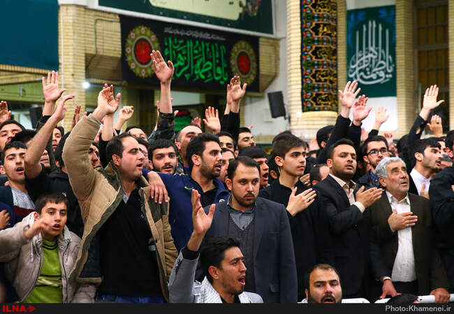 دومین شب عزاداری فاطمیه ۱۴۳۸ در حسینیه امام خمینی