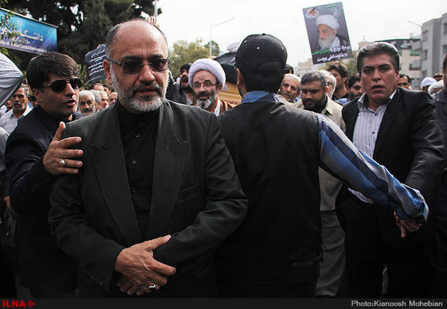 مراسم تشییع پیکر آیت الله خزعلی