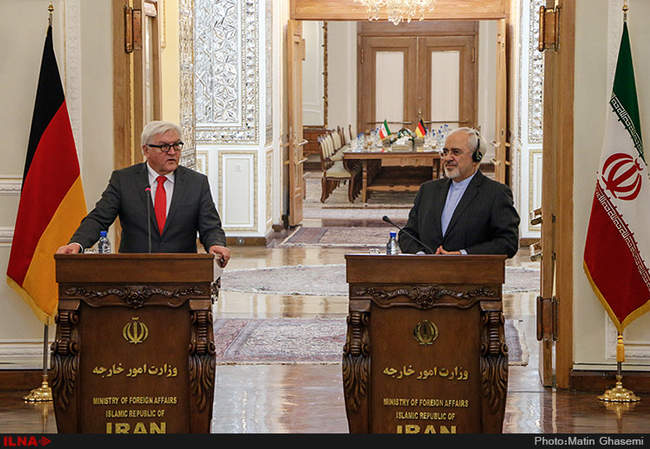 دیدار محمد جواد ظریف وزیر امور خارجه کشورمان با فرانک والتر اشتن مای