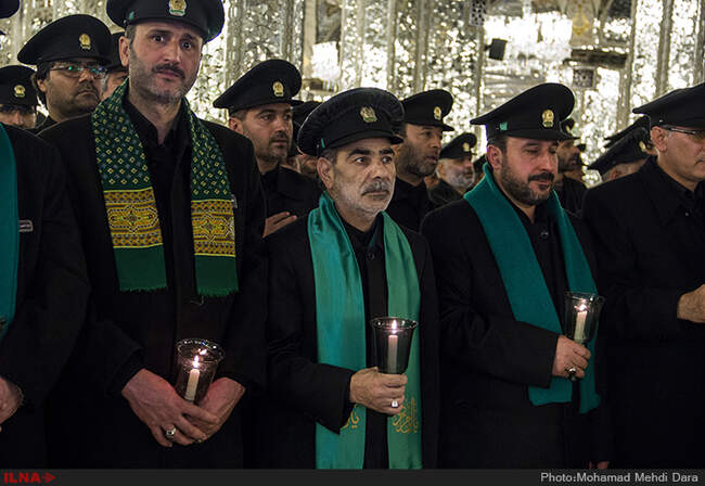 خطبه خوانی شب شهادت امام رضا (ع)در حرم مطهر رضوی با حضور عباس عراقچی