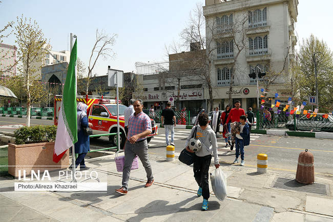 روز طبیعت در بوستان ملت تهران