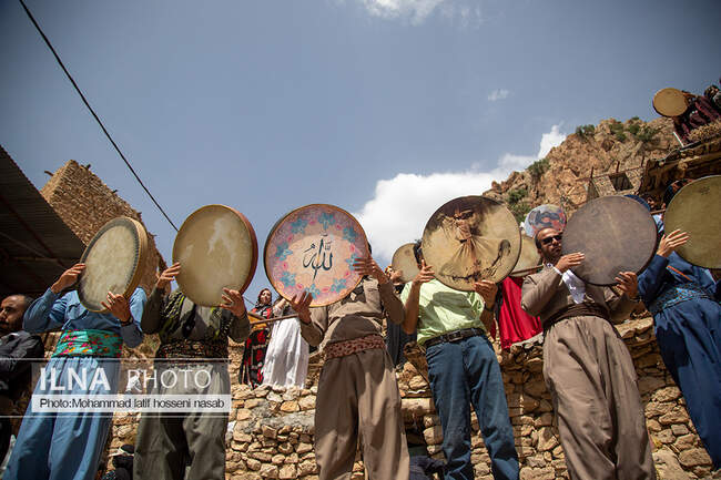 رقص هزار دف در پالنگان 