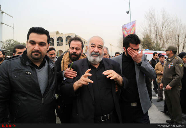 تشییع پیکر سه تن از شهدای کشتی سانچی  در مصلای تهران