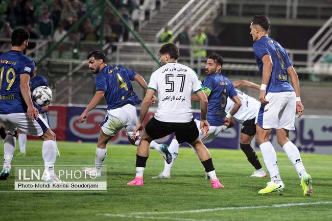 تساوی تیم فوتبال ذوب آهن اصفهان مقابل ملوان انزلی