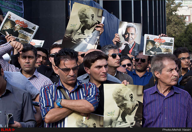 مراسم تشییع پیکر فرهنگ شریف