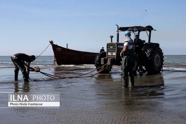 صید پاییزه ماهی در دریای خزر