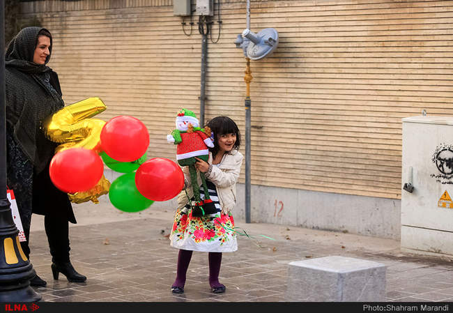 حال وهوای کریسمس در محله جلفا اصفهان