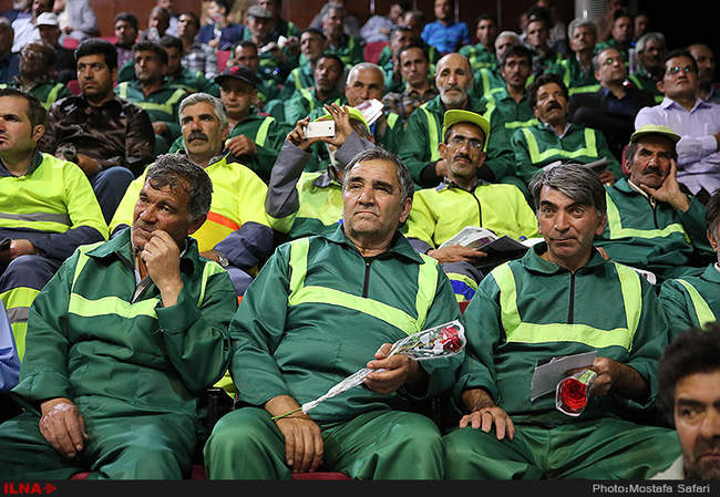 چهارمین همایش تقدیر از نمایندگان کارگری شهرداری تهران