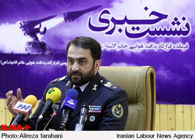 نشست خبری فرمانده پدافند هوایی خاتم‌الانبیا(ص)