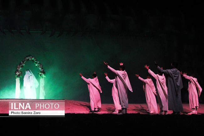 اجرای نمایش بزرگ میدانی محشر-شیراز