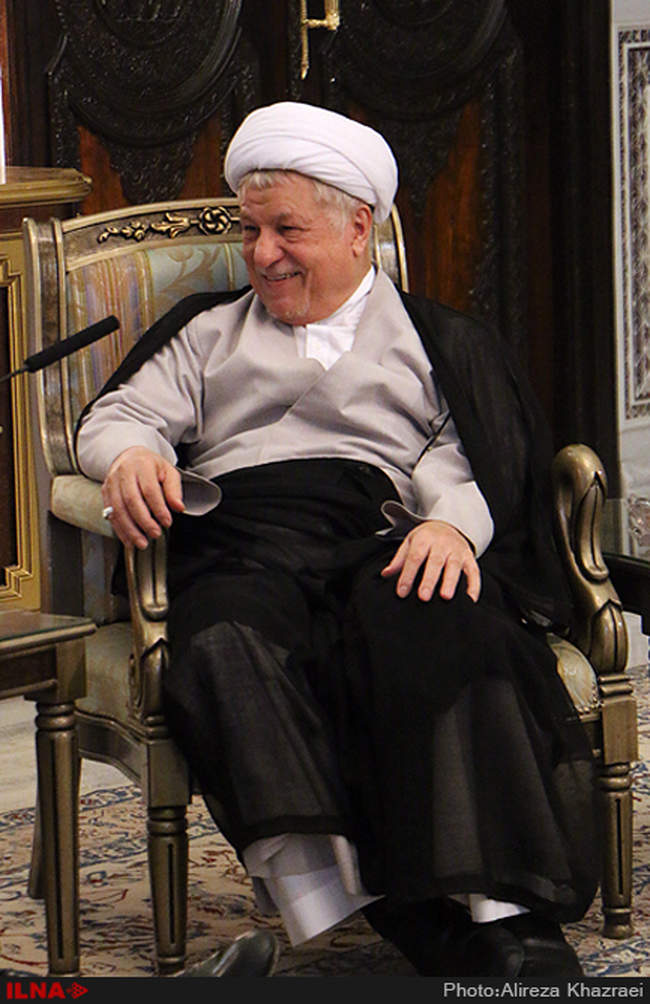 دیدار آیت الله هاشمی رفسنجانی با قائم مقام دبیر کل سازمان ملل متحد