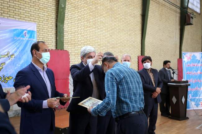 گزارش تصویری از برگزاری مراسم اختتامیه مسابقات ورزشی حوزه های تابعه 