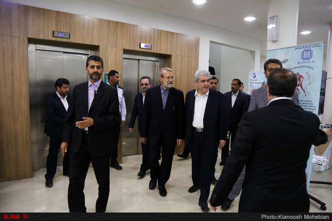 بازدید رئیس مجلس شورای اسلامی از پارک علم و فناوری پردیس