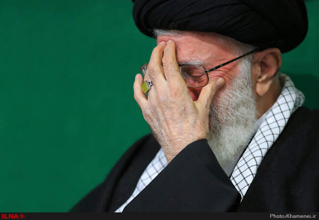 مراسم عزاداری و سوگواری شهادت حضرت فاطمه‌ی زهرا(س) با حضور رهبر انقلاب اسلامی