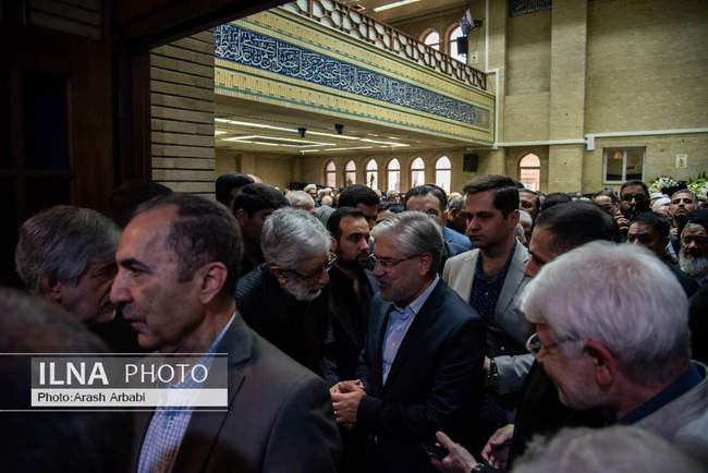 مراسم ترحیم مادر غلامعلی حداد عادل