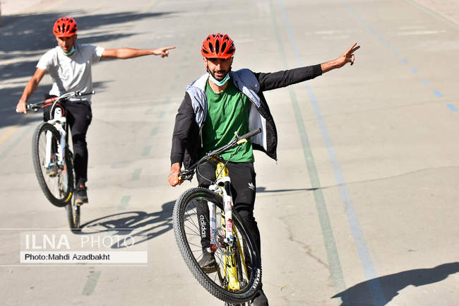 نهمین دوره همایش دوچرخه سواری همیاران پلیس