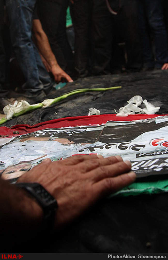 مراسم تشییع و خاکسپاری پیکر هادی نوروزی-بابل