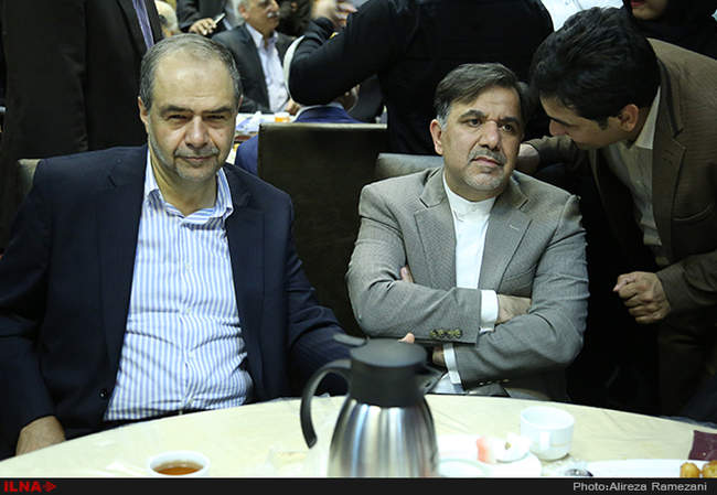 مراسم ضیافت افطار محمدرضا عارف