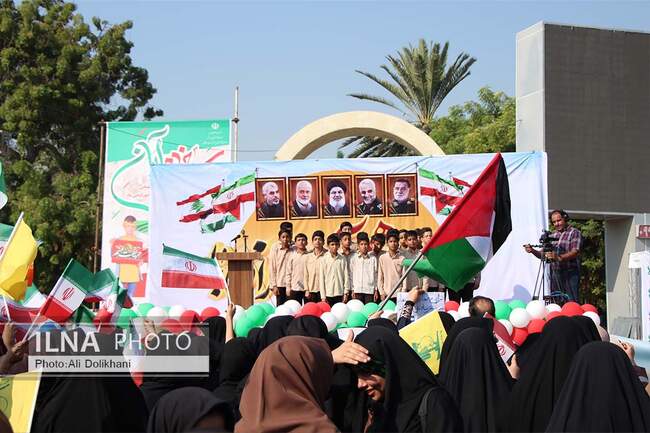 راهپیمایی ۱۳ آبان در بندرعباس - ایلنا - 15