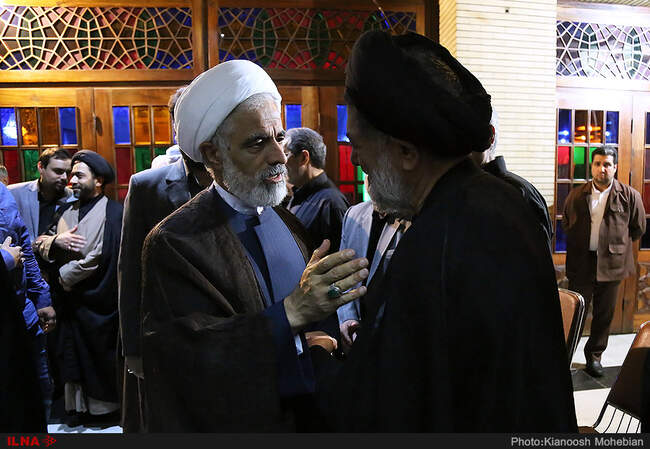 گزارش تصویری حضور شخصیت‌های سیاسی در مراسم ترحیم مادر حجت‌الاسلام محتشمی‌پور