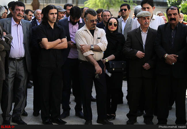 مراسم تشییع پیکر بانو ثریا حکمت در خانه سینما