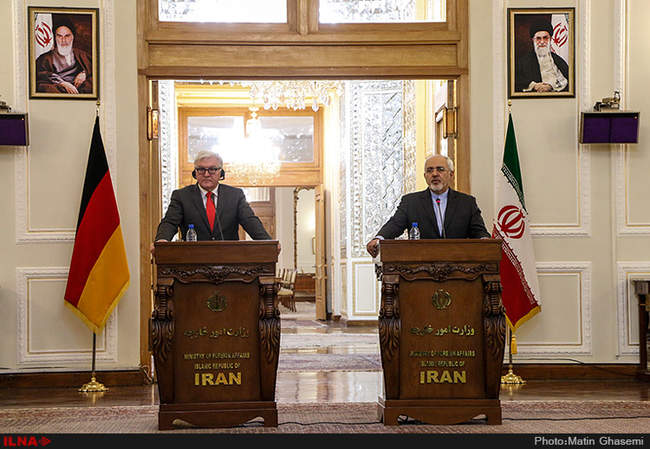 دیدار محمد جواد ظریف وزیر امور خارجه کشورمان با فرانک والتر اشتن مای�