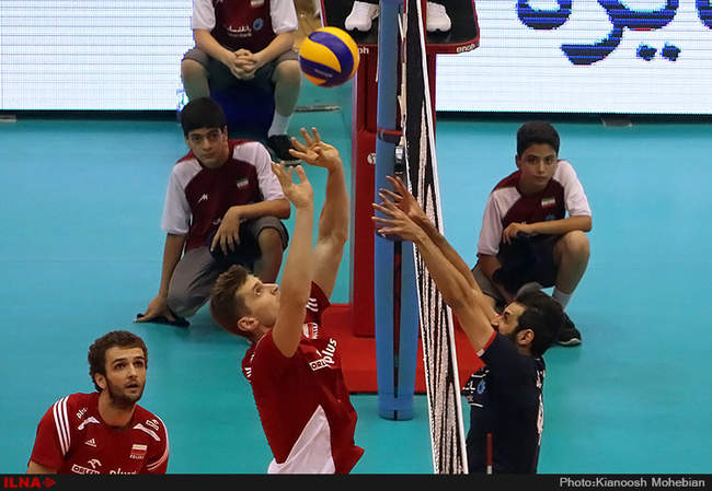 دیدار دوم تیم های ملی والیبال ایران و لهستان