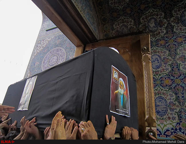 مراسم تشییع پیکر آیت الله خزعلی-مشهد