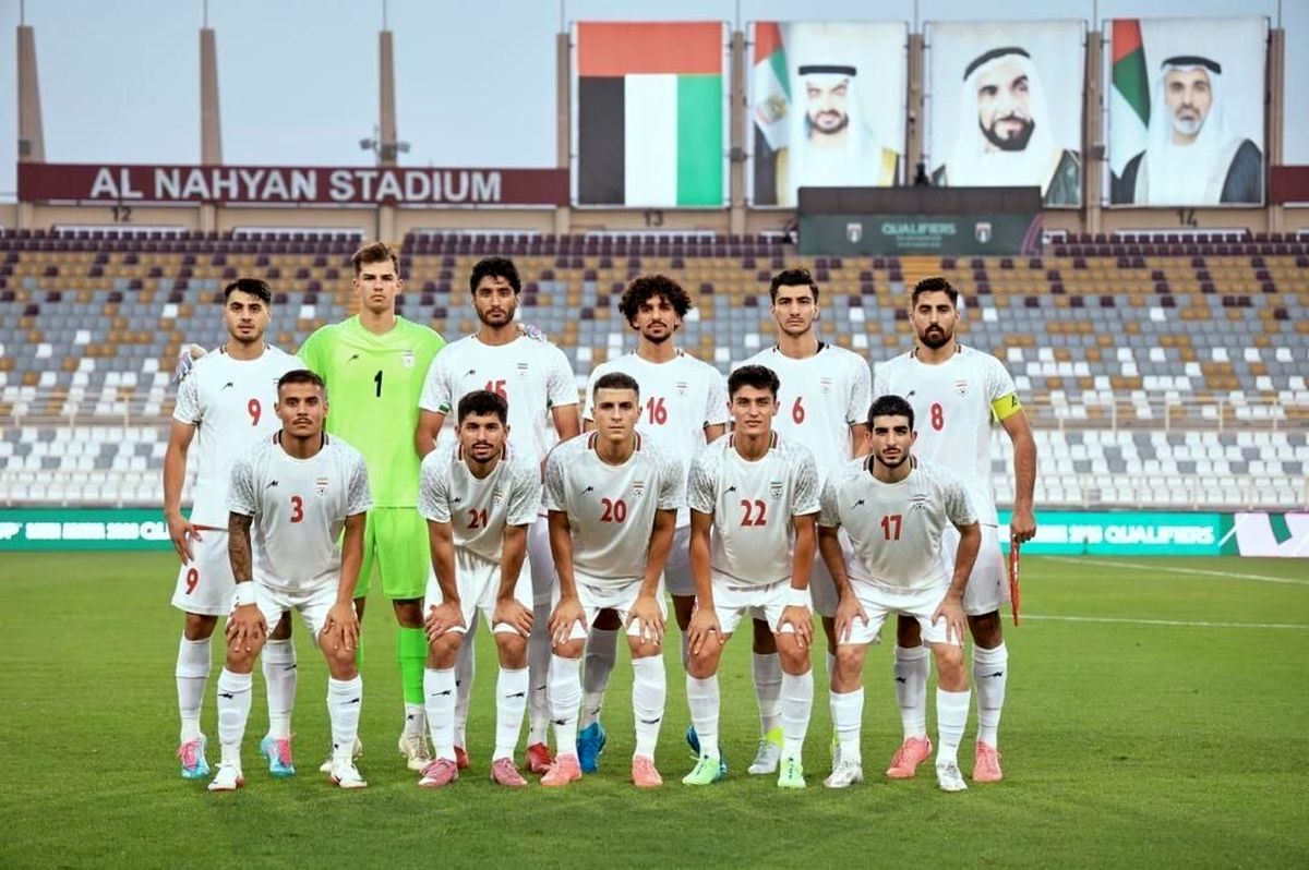 جشنواره گل تیم ملی امید ایران مقابل کوام