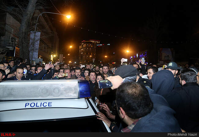 انتقال پیکر آیت الله هاشمی رفسنجانی از بیمارستان شهدای تجریش به جماران